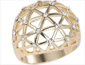 GOLD TRIANGLE RING