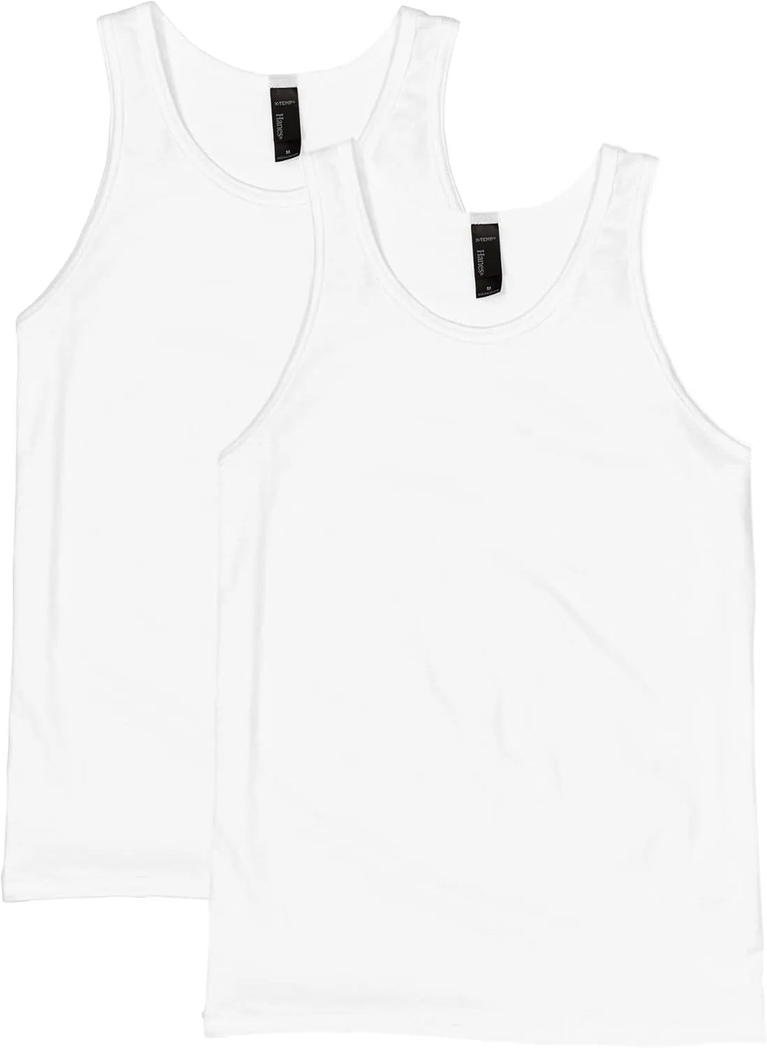 Hanes Men??s Performance Tank, X-Temp Moisture-Wicking Tank Top, Solid Colors, 2-Pack