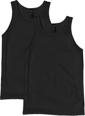 Hanes Men??s Performance Tank, X-Temp Moisture-Wicking Tank Top, Solid Colors, 2-Pack