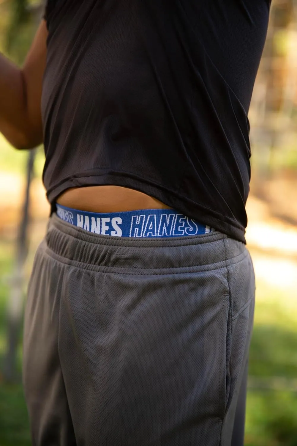 Hanes Moves Underwear, Anti-Chafe Boxer Briefs for Boys, 6-Pack