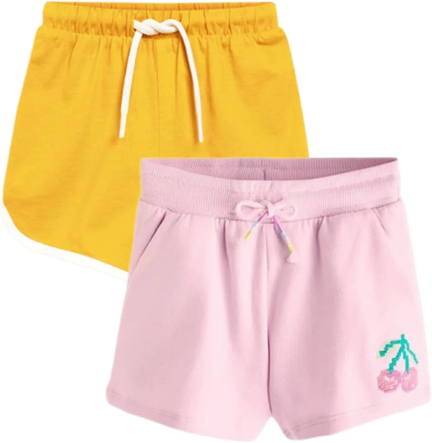 HILEELANG Toddler Boys' Shorts 3-Pack Summer Cotton French Terry Solid Adjust Pocket Shorts 12M-7Y