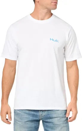 HUK Men's Fishing Graphic Tee, Performance Short Sleeve, Quick-Dry