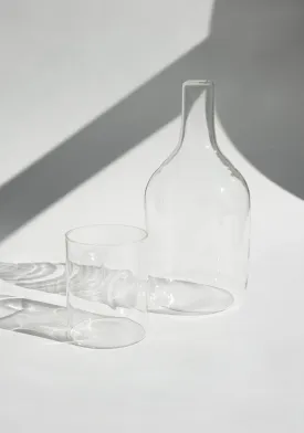 Levels Glass Carafe in Clear