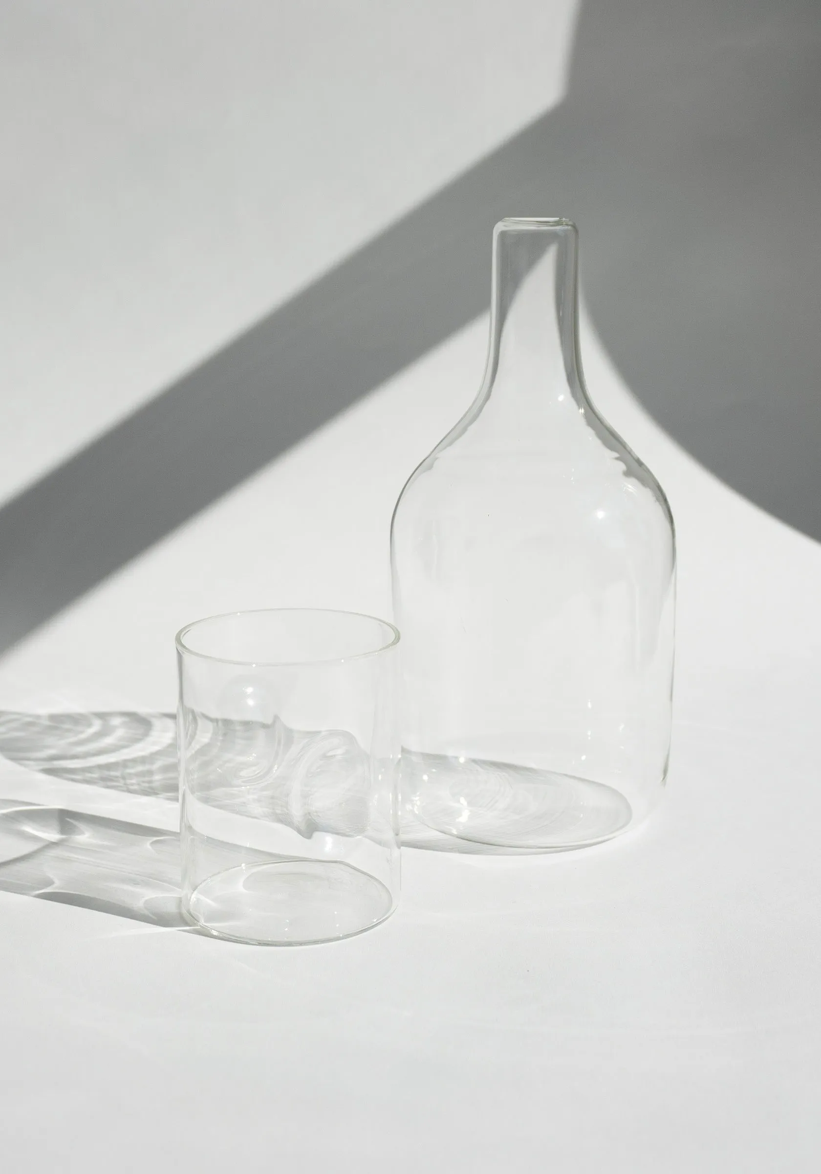 Levels Glass Carafe in Clear