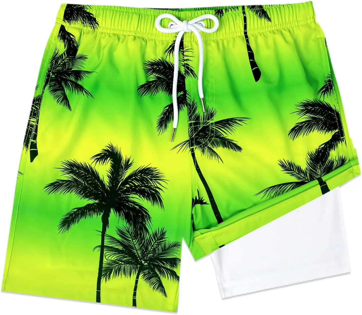 LUCOWEE Boys Swim Bathing Trunks Soft Compression Liner no-Chafing Swimming Shorts Quick Dry Light UPF 50  Quality Swimsuit