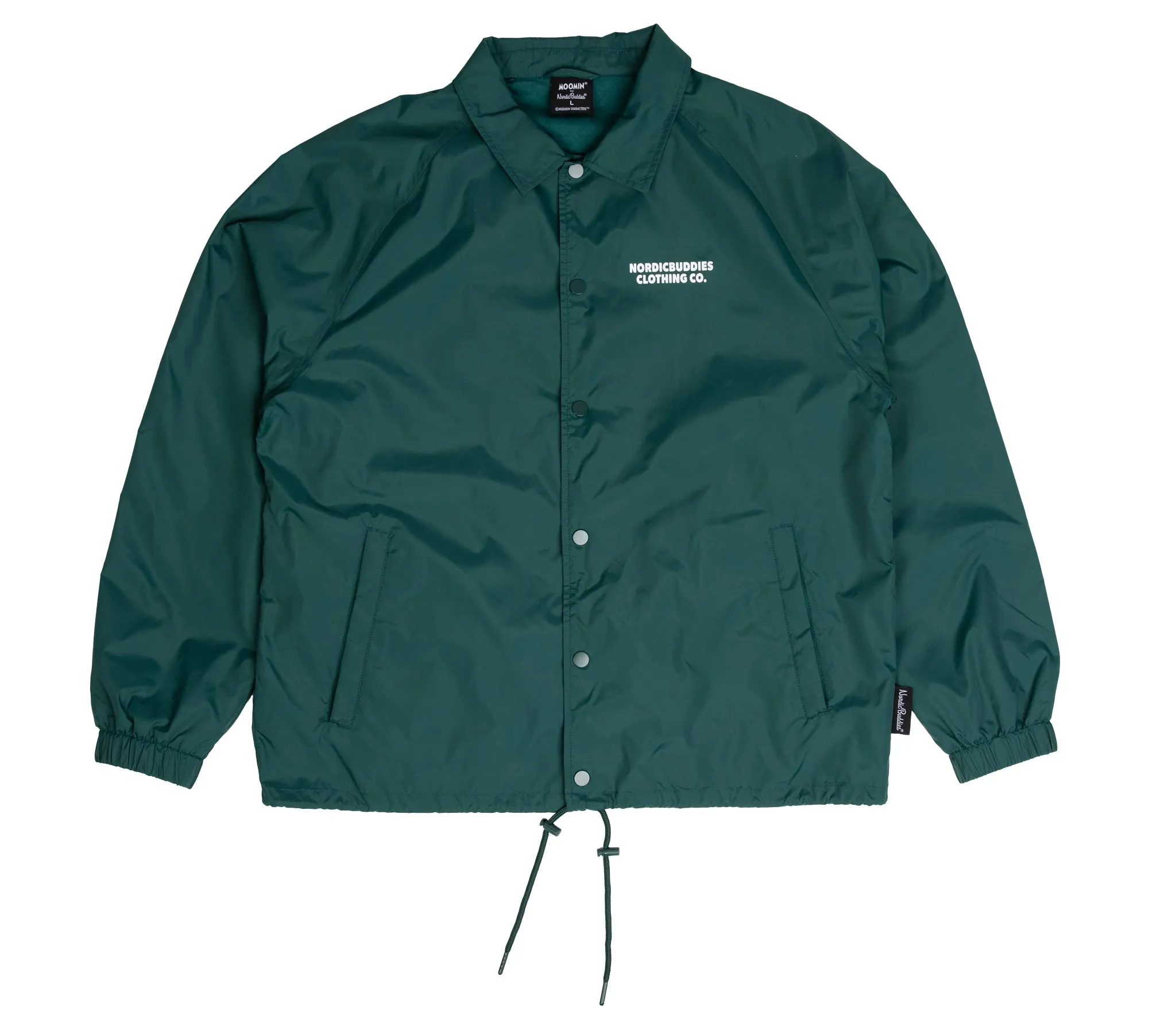 Forest Green Moomintroll Coach Jacket - Premium Quality