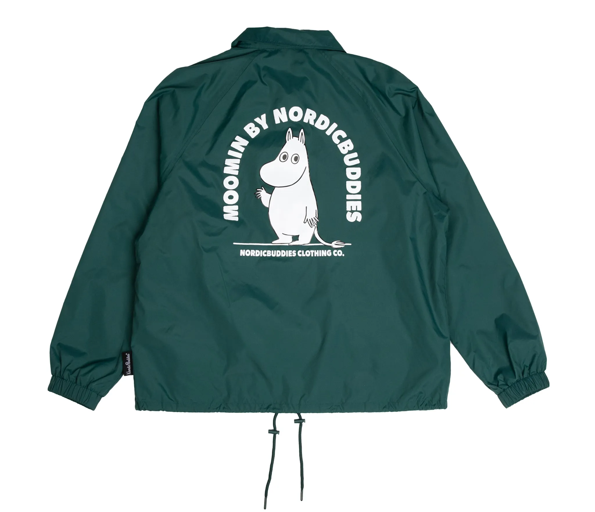 Forest Green Moomintroll Coach Jacket - Premium Quality