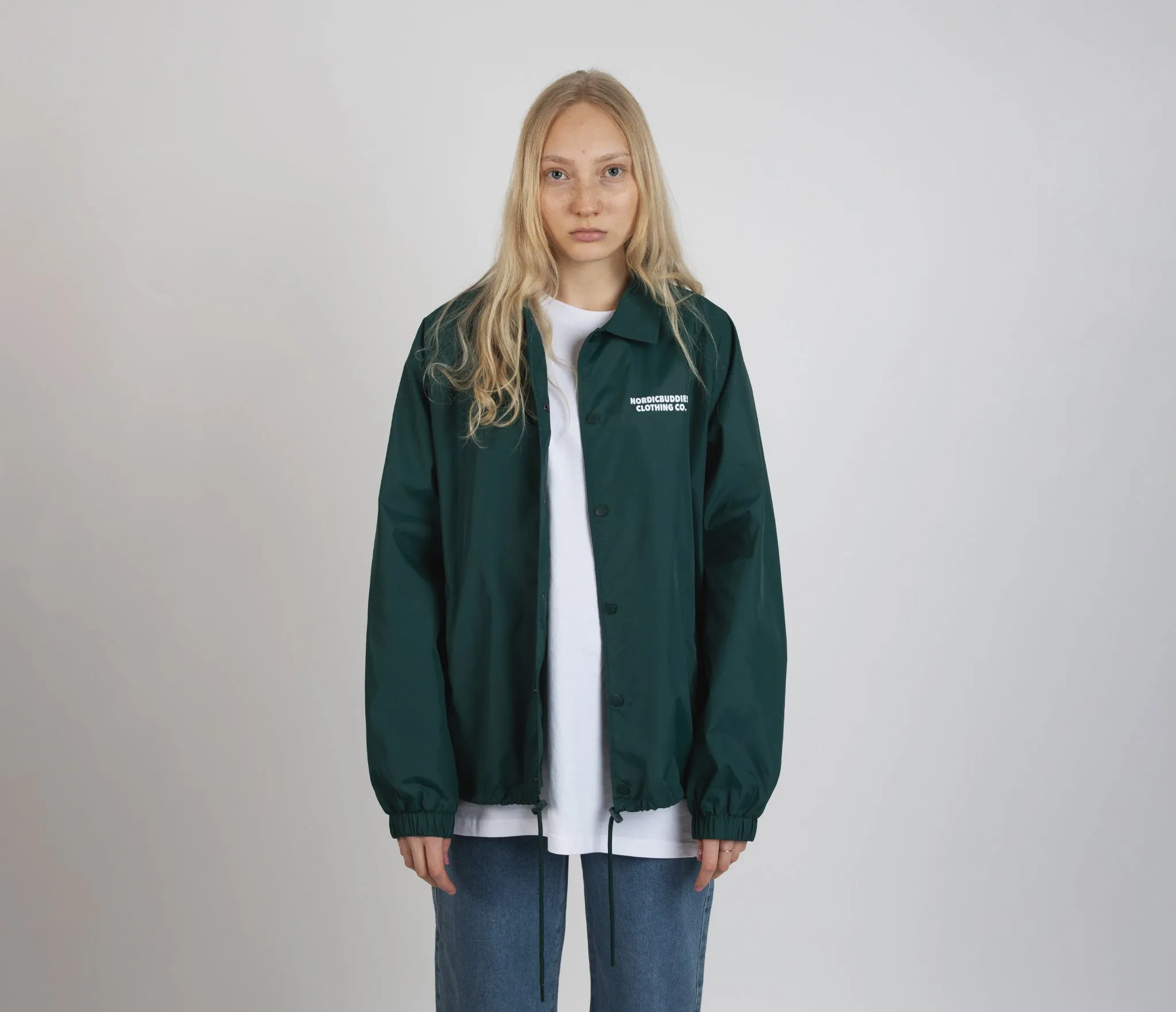 Forest Green Moomintroll Coach Jacket - Premium Quality