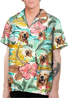NAZENTI Personalized Hawaiian Shirt - Custom Face Shirt, Hawaiian Picture Shirts, Funny Hawaiian T-Shirt for Men Women 11