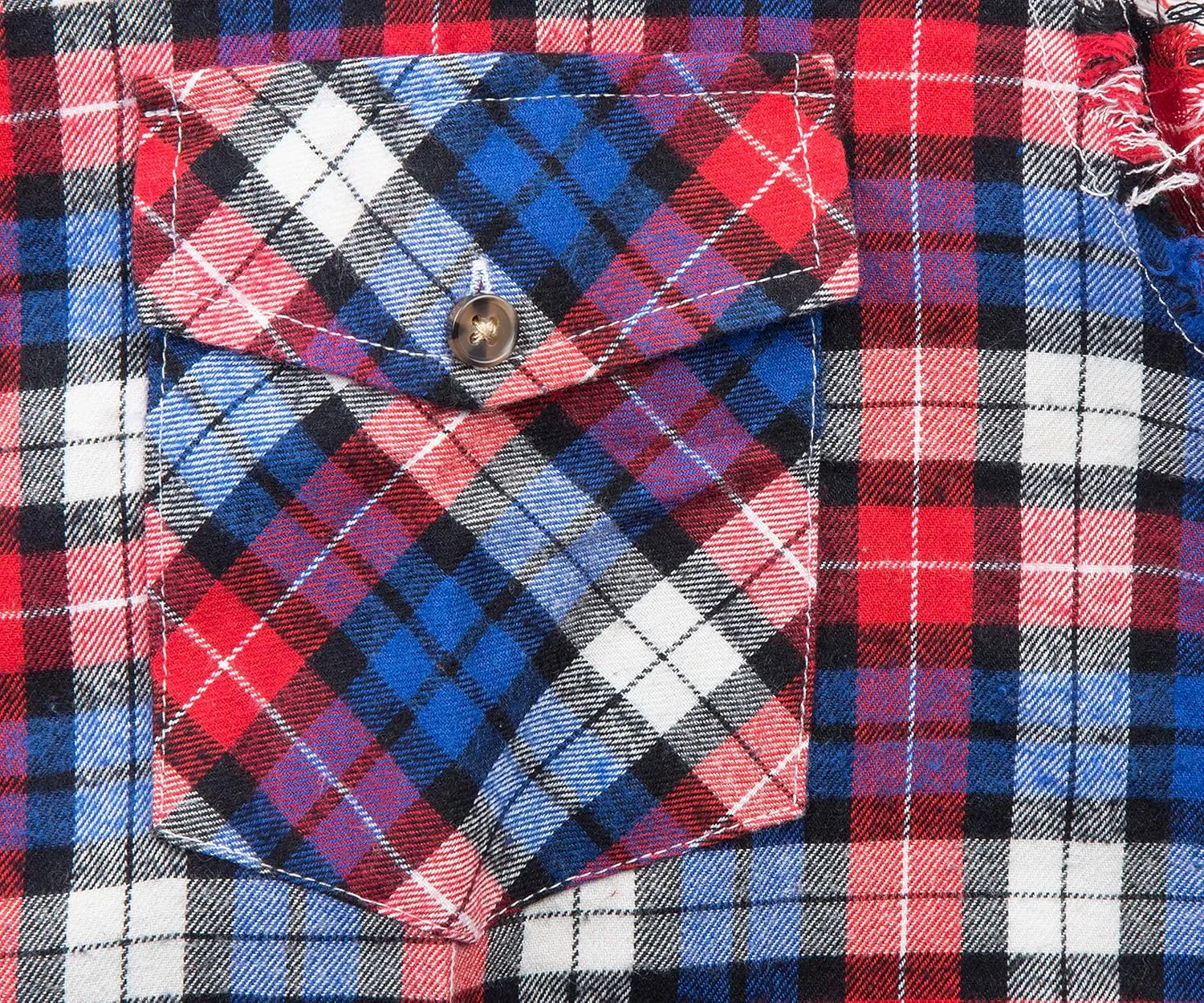 NUTEXROL Men's Casual Flannel Plaid Shirt Sleeveless Plus Size Vest