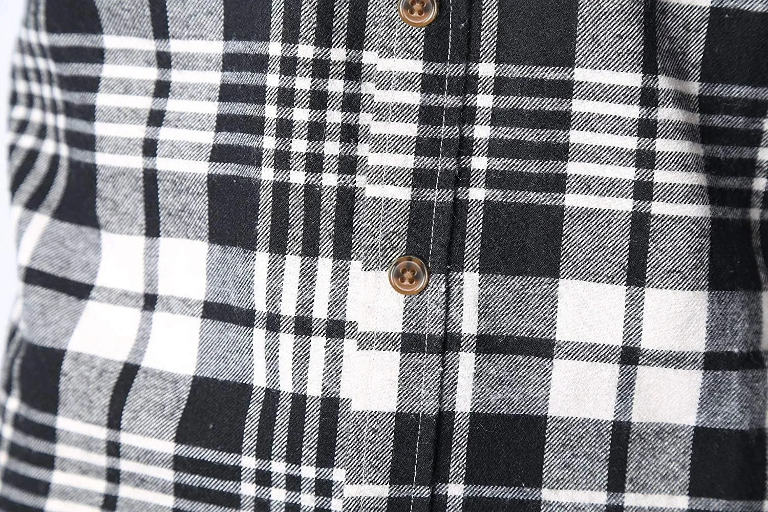 NUTEXROL Men's Casual Flannel Plaid Shirt Sleeveless Plus Size Vest