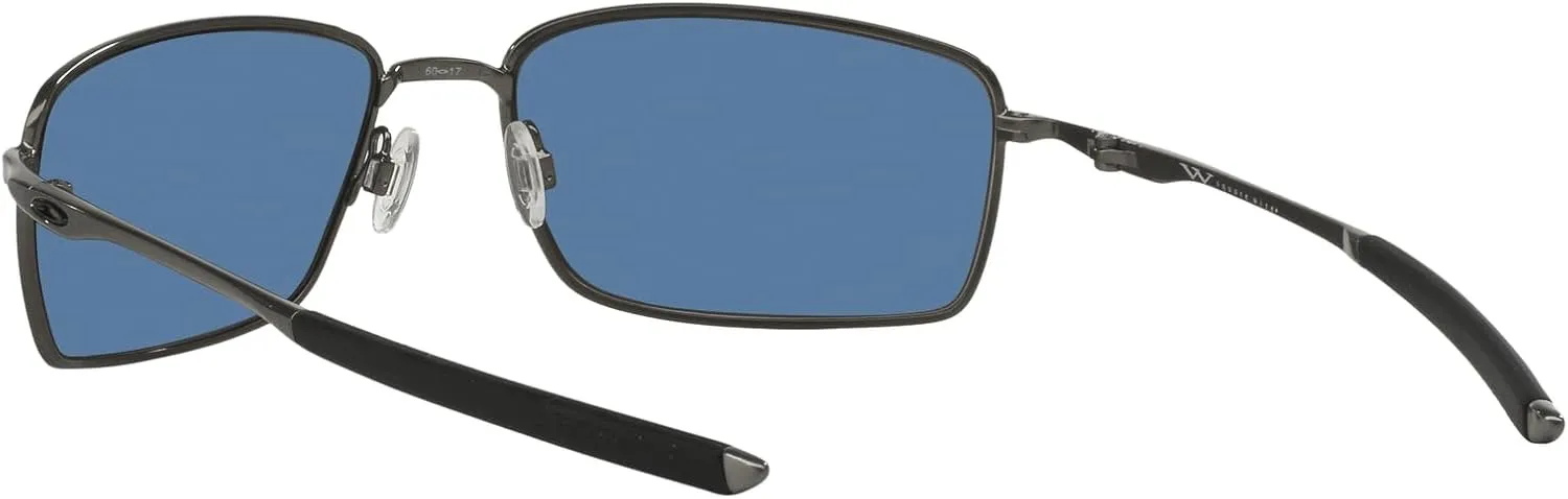 Oakley Men's OO4075 Square Wire Rectangular Metal Sunglasses