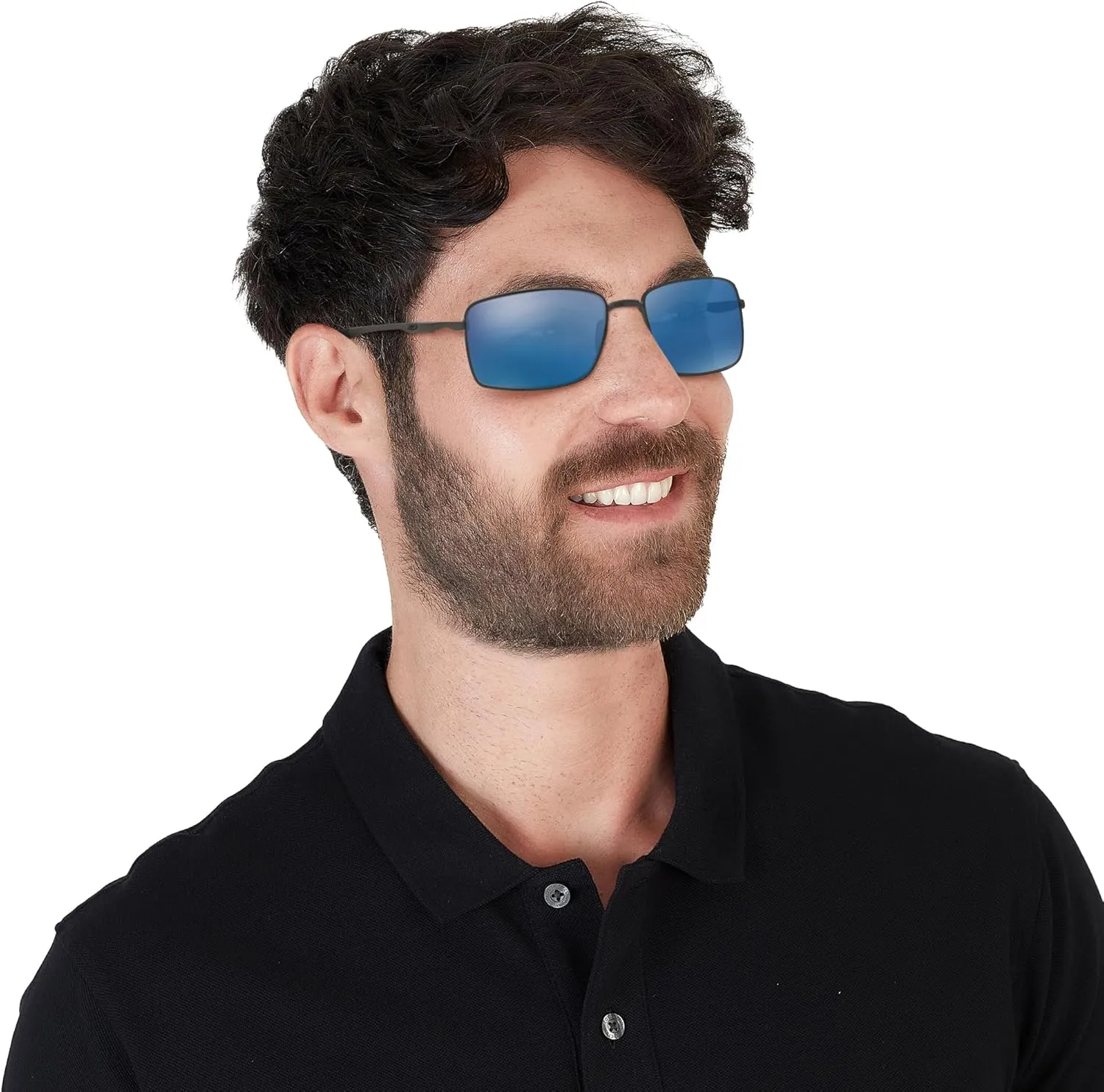 Oakley Men's OO4075 Square Wire Rectangular Metal Sunglasses