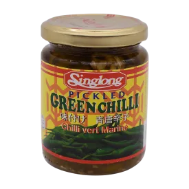 SING LONG Pickled Green Chilli 200g