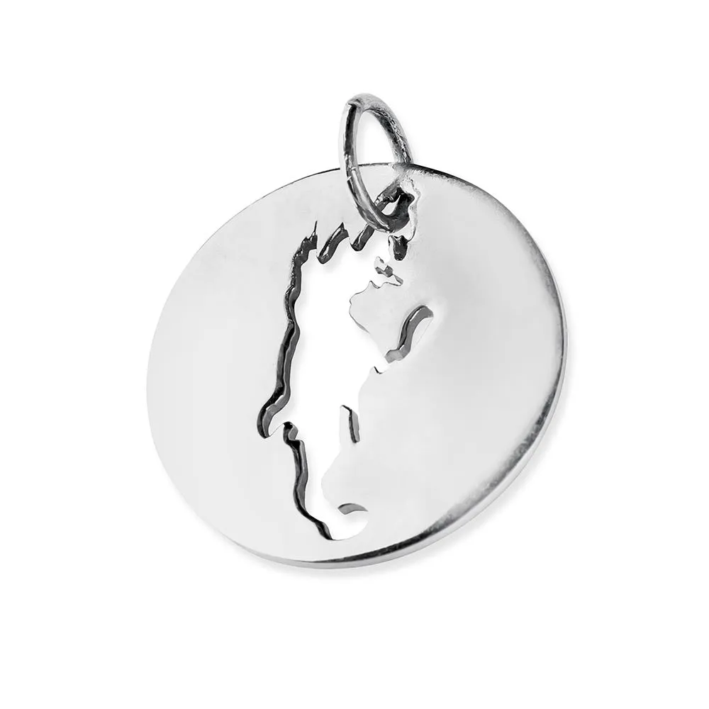 STERLING SILVER MUSKOKA LAKES CHARM