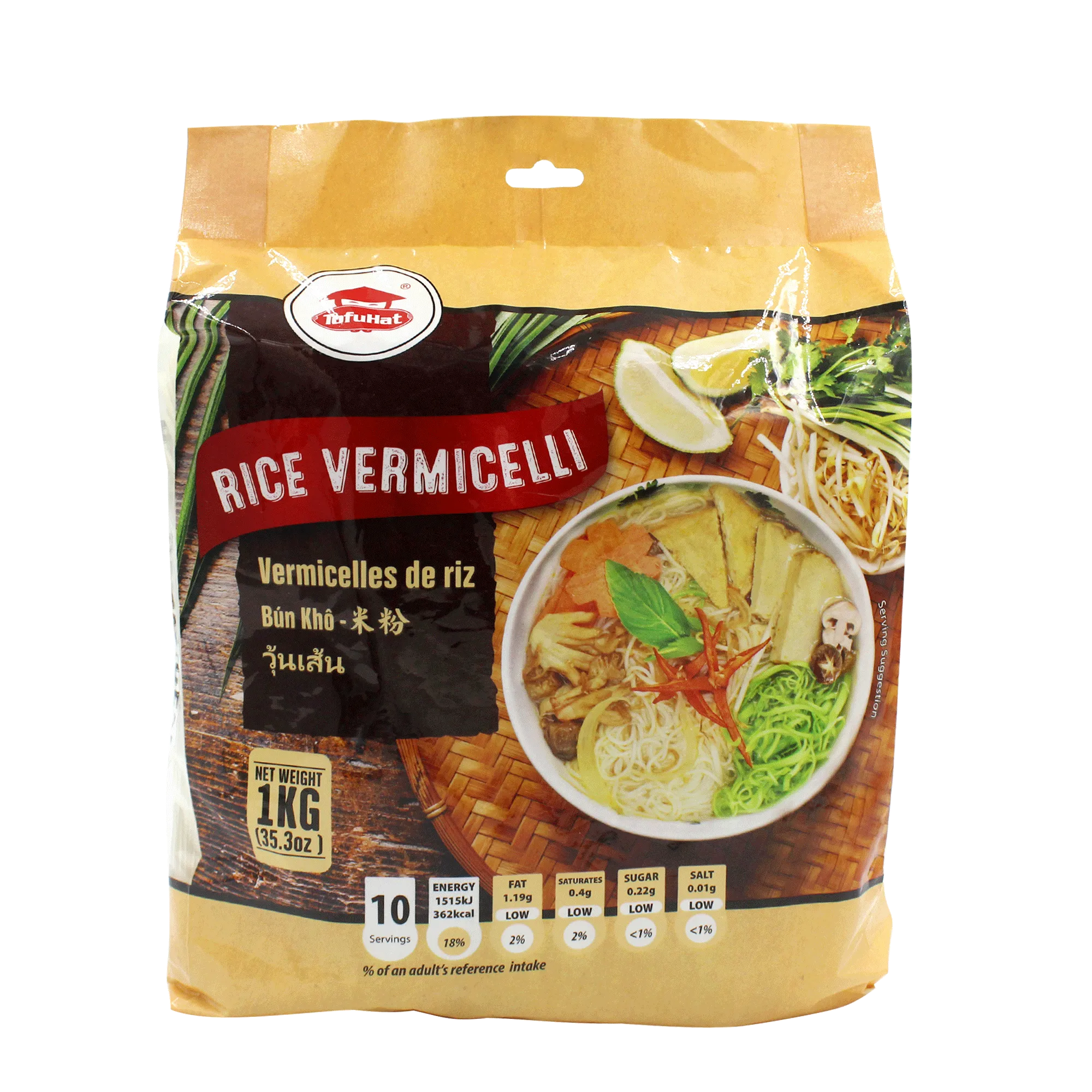 Tofuhat Rice Vermicelli 0.8mm 1kg