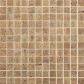 Travertino Noce MT 4100, 1" x 1" - Glass Tile